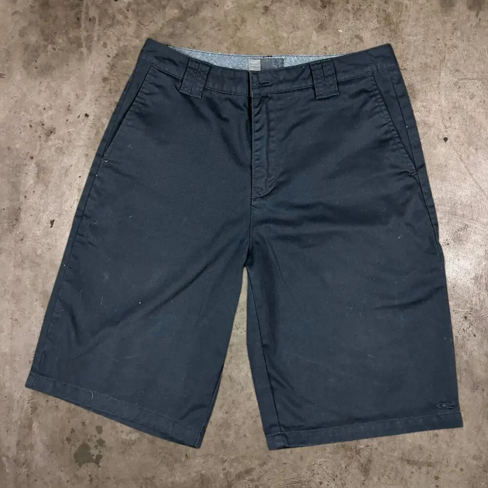 O'Neill Hybrid Walk Shorts Casual Walking Flat Front Chino Black Mens Size 30